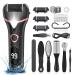 Electric Callus Remover for Feet  Waterproof Pedicure Kit Foot Care  Rechargeable Pedicure Tools with 3 Roller Heads  2 Speed Led Display Foot Callus Remover  Foot File for Hard Cracked Dry Dead Skin Electric Callus Remo...
