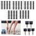 60 Pairs High Heel Replacement Tips Repair Kit - Durable Polyurethane Iron Heel Accessories for Shoe Repair - Buy Online on GoSupps.com