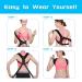 Adjustable Posture Corrector for Women & Men - Breathable Upper Back Support Brace for Scoliosis & Pain Relief - Buy Online on GoSupps.com