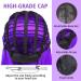 Ombre Purple Short Bob Wig | Heat Resistant Synthetic Hair | Cosplay Party Wig for Women - Buy Online on GoSupps.com