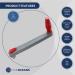 Five Oceans Marine Locking Winch Handle 8-10 & Holder 8 - Grey/Red - Buy Online on GoSupps.com