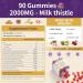 Milk Thistle Gummies with 2000MG Extract, Liver Health Support Gummies, Silymarin Milk Thistle Supplement with Artichoke, Dandelion, Turmeric Curcumin, No Sugar, for Adults, Vegan, 90 Count - Buy Online on GoSupps.com