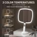CHICLEW 2-in-1 Makeup Mirror with Lights | 1X/10X Magnification, 60 LED Lights | Rechargeable Handheld/Table Mirror for Makeup | 3 Lighting Modes, Dimmable - Buy Online on GoSupps.com