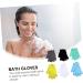 12pcs Exfoliating Bath Gloves & Washcloths Korean Shower Scrubber Set for Women | Soft Polyester Exfoliate Mitts - Buy Online on GoSupps.com