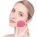 Harmoousue Silicone Face Scrubber | Penguin Shape Vibrating Face Brush - Skin Care Face Brushes for Women and Men Waterproof Electric Face Brush for Deep Cleaning Skin Pink - Buy Online on GoSupps.com