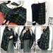 Multipurpose Cape Blanket Wearable Thickening Wheelchair Apron with Buttons Doublelayer Extra Winter Wheelchair Blanket for Adults for Warm Gift - Buy Online on GoSupps.com