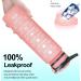 ELYPHINE 32/24 oz Water Bottle with Removable Straw & Time Marker | BPA Free Tritan | Leakproof | Motivational Sports Jug - Veiled Rose - Buy Online on GoSupps.com