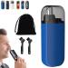 tozaas Housgift Portable Nose Hair Trimmer Nose Hair Trimmer For Men Ear Hair Trimmer For Men Nose Trimmer Women Rechargeable Nose Hair Trimmer Nose Trimmer For Men (Basic-Blue)