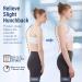 Vicorrect Posture Corrector for Women and Men - Adjustable Upper Back Brace for Clavicle Support - Pain Relief for Neck, Shoulder, Upper Back - S-M (25-35) - Buy Online on GoSupps.com