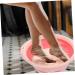 PLAFOPE 1pc Folding Washbasin Foldable Basin Foldable Washbasin Wash Basin Bathroom Basin Washing Basin Cleaning Basin for Home Bathroom Supply Portable Washbasin Dormitory Supply 32X32X12CM Pink - Buy Online on GoSupps.com