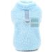 Smalllee Lucky Store Pets Sherpa Fleece Sweater Vest Turtleneck for Small Dogs & Cats - Warm Autumn Winter Clothing in Blue - Perfect for Yorkies & Chihuahuas - Buy Online on GoSupps.com