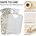 Naanle Paisley Flower Hot Water Bottle - 2L for Back Pain Relief Hand/Foot Warmer & Cold Therapy - International Shipping Available - Buy Online on GoSupps.com