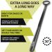 Velette 30 Inch Plastic Shoe Horn for Seniors, Men, Women, and Kids - Long Handle Shoehorn for Boots, Cowboy Boots, Dress Shoes, and Sneakers - Buy Online on GoSupps.com