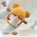 Koala Teething Toy for Babies 0-6 Months | Glue-Free Handle for Safe Chewing | Navy Blue Baby Chew Toy for Soothing Pacifier Sucking Needs - Buy Online on GoSupps.com