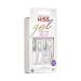 KISS Gel Fantasy Press On Nails - Sweet Jelly White Coffin Shape Long Size | 28 Nails & Glue Included | Perfect for International Shipping - Buy Online on GoSupps.com