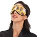 Haskirky Light Blocking Eye Mask - Adjustable Breathable Eye Cover for Deep Sleep, Travel, Yoga, and Meditation - Men and Women - Rabbit and Sunflower Design - Buy Online on GoSupps.com