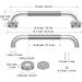 Chrome Shower Grab Bar 16 Inch Munzong Stainless Steel Handicap Grab Bar W/Anti-Slip Knurled Grip Bathroom Balance Support Bar Toilet Safety Assist Handle Handrail for Elderly Senior Disabled 16IN Chrome - Buy Online on GoSupps.com