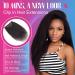 12" Afro Hair Extension Human Hair Clip in Kinky Straight Black - Double Weft 100% Real Human Hair - Maxi Thickness 8 Pieces Full Head (#1B Natural Black 12 inch 105g) - Buy Online on GoSupps.com