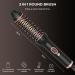 38mm Double PTC Thermal Brush | Warm Air Styling & Curling Brush | Volume Comb with LCD Display | Ideal Gifts for Women - Black & Gold - Buy Online on GoSupps.com