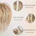 colorfulpanda Claw Clip in Ponytail Hair Extensions 10 Inch Messy Bun Clip in Hair Scrunchies Natural Straight Synthetic Hairpiece Short Ponytail Bun Hair Chignons for Women Girls Blonde Ombre blonde - Buy Online on GoSupps.com