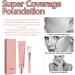 Super Cover Foundation with Buffing Brush Long Lasting Lightweight Foundation Concealer Hydrating Liquid Foundation Correcting Face Foundation - Buy Online on GoSupps.com