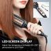 Carmen C81058 Noir Straightening Brush with LED Screen - Black & Rose Gold - Buy Online on GoSupps.com