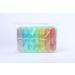 Pill Box 4 Times a Day Betife Weekly Organiser - Green | 7 Day Pill Dispenser with 4 Compartments for Medication, Vitamins & Supplements - Buy Online on GoSupps.com