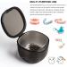 2022 Upgraded Uouovo Denture Bath Box Cup - No-Leak Case for Dentures, Retainers & Mouth Guards (Transparent Grey) - Buy Online on GoSupps.com