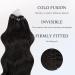 DOORES Microlink Hair Extensions Human Hair Natural Black 18 Inch 50g/50s Straight Micro Loop Hair Extensions Invisible Hair Extensions Human Hair 18 Inch-50g-50s M-#1B Natural Black - Buy Online on GoSupps.com