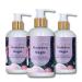 Lather Green Kids Body Lotion Plant Based Gentle Moisturizer with Shea Butter Safe for Sensitive Skin Unicorn Magic 3 Pack (8 oz Each)