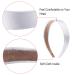 Satin Headbands White Ribbon Headband - 14 Pieces 1 Inch Plain DIY Hair Accessories for Women and Girls - Buy Online on GoSupps.com