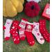 Chinese Spring Festival Zodiac Rabbit Lucky Socks - 6 Pairs Gift Box Set 34-40 Red - Buy Online on GoSupps.com