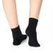 Thin Rayon Diabetic Socks For Women 6 Pack Black Neuropathy Socks Non-binding Diabetic Ankle Socks Seamless Toe Low Cut Socks For Women (Size: 9-12)