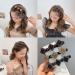 Sparkling Crystal Stone Braided Hair Clips Satin Hair Womens Fabric Double Bands Plait Hairstyle Hairpin C8P0 Bangs Hair Ties (Color : B Size : One-Size) One-size B - Buy Online on GoSupps.com