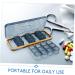 GOOHOCHY Medicine Box Daily Pill Organizer Medicine Organizer 7 Day Pill Holder Portable Medicine Case Travel Vitamin Case Pill Case Travel Pill Holders Elder Container Abs Blue 23.00X9.50X3.00CM - Buy Online on GoSupps.com