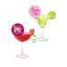 15 Pre-Cut Hen Party Edible Wafer Paper Cocktail Drinks Champagne Prosecco Toppers Decorations - 5cm circles