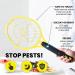 Zap It! Electric Fly Swatter Racket & Mosquito Zapper - 4000V Bug Zapper - USB Rechargeable - Indoor Safe - Yellow - Buy Online on GoSupps.com