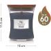 Buy Indigo Suede WoodWick Candle | Medium Wax Candle for Relaxation | International Shipping Available - Buy Online on GoSupps.com