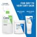 CeraVe Moisturising Cream 562ml for Dry to Very Dry Skin with Hyaluronic Acid and Ceramides - Buy Online on GoSupps.com