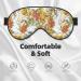 Ducks and Flowers Sleep Mask | Adjustable Double-Sided Eye Mask | Soft Sleeping Eye Covers for Perfect Shading & Reduced Eye Edema | International Shipping Available - Buy Online on GoSupps.com