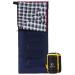 REDCAMP Cotton Flannel Sleeping Bag for Camping Backpacking Adults Cold Weather Envelope Sleeping Bags with 2/3/4lbs Filling Blue with 2lbs filling
