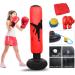 Kids Inflatable Boxing Bag Set with Air Pump and Gloves - 63 Inch | Practice Karate and Taekwondo with Instant Rebound - Buy Online on GoSupps.com