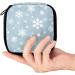 GIAPB Period Bag Sanitary Napkin Storage & Makeup Pouch | Snowflakes Design - Color5477 - Buy Online on GoSupps.com