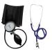 Blood pressure monitor upper arm professional TigaPro 1 K 1 + double head stethoscope blue