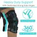 Vive Hinged Knee Brace with Side Stabilizers Adjustable Support for Patella & Meniscus Tear Pain Ideal for Hyperextension MCL ACL Injuries Heavy Duty Comfort for Men & Women | International Shipping Available - Buy Online on GoSupps.com