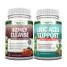 NutriONN Kidney Cleanse Capsules & Uric Acid Support Capsules Combo - Targeted Support for Healthy Uric Acid Levels