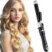Hair Curling Wands Auto Curling Irons Automatic Hair Curler 28mm Curl 1.1inch Curl Hair Waving Iron Hair Styling Iron Hair Crimper Hair Waver 30s Instant Heat Wand 110-240v (1.1"/28mm Curl, Black) 1.1inch/28mm Curl Black