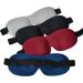 AccEncyc 4 Pcs 3D Sleep Mask Set for Back and Side Sleepers - Ideal for Travel and Airplane - Eye Covers for Better Sleeping Experience - Buy Online on GoSupps.com