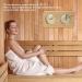 Mini Moisturizer & Thermometer - Double Display Wood Hygrometer for Home Office Baby Room & Sauna - Buy Online on GoSupps.com