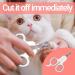 Professional Cat Nail Clippers - Sodwes Claw Scissors for Cats & Small Pets | Easy & Safe Nail Trimming for Dogs Guinea Pigs & More - Buy Online on GoSupps.com